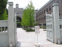 Present: Main gate of Yoshida-South Campus