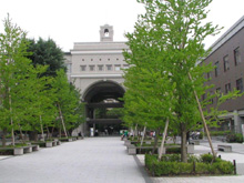 Present: Yoshida-South Campus Academic Center Bldg. North Wing (former A Bldg. Main Bldg.)