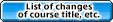 Button course title change en